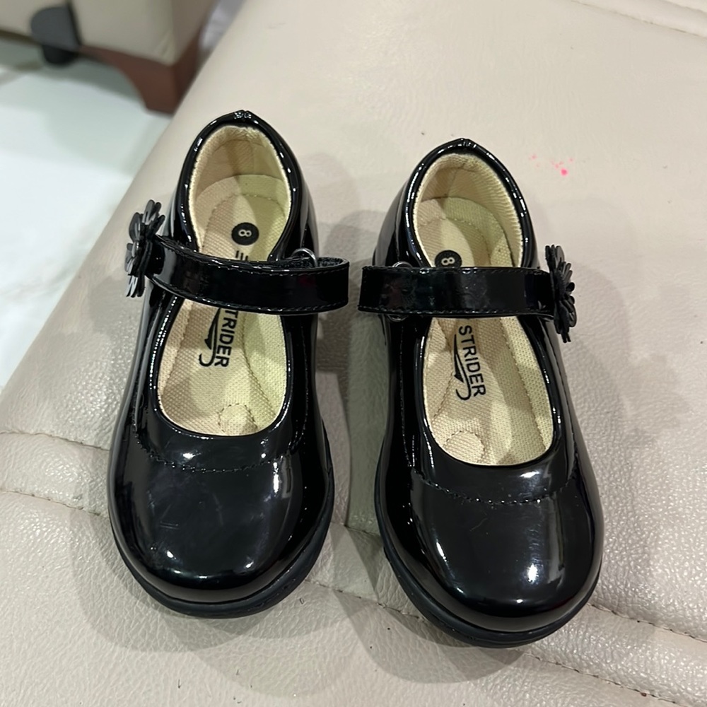 Black Elegant School Shoes. Brand New. Never worn. Size 8 For Toddlers.